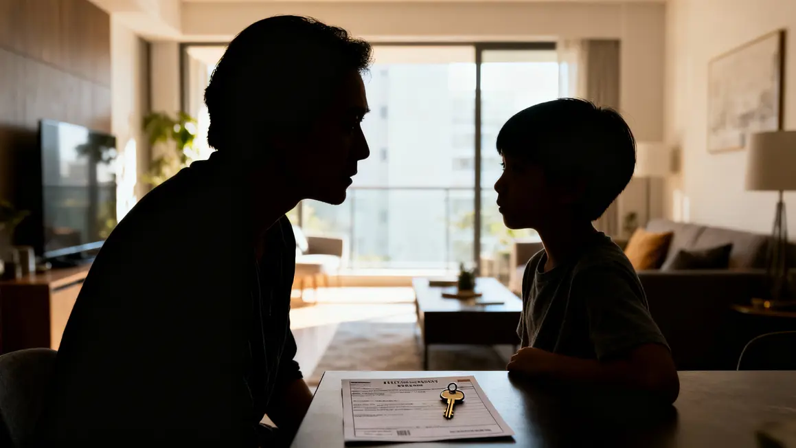appartement parent enfant clef logement prêté succession