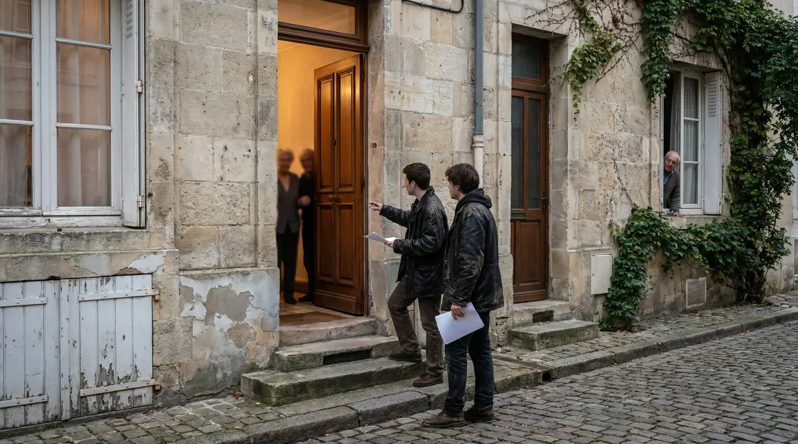 Quartier Nimes, seniors face a faux demarcheurs renovation energetique