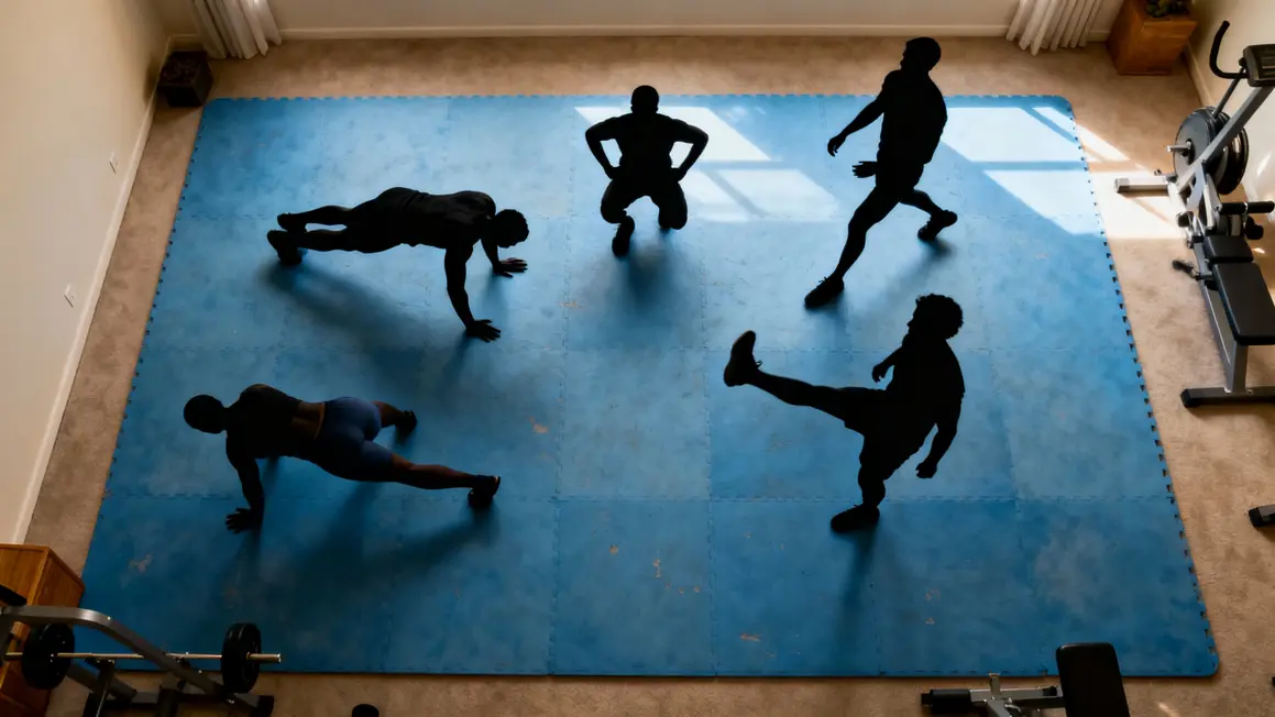 Séniors exercices prévention chutes tapis
