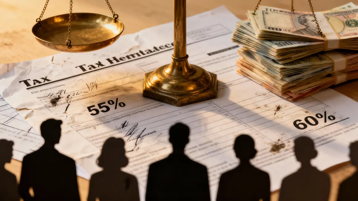 Balance impots succession lourde taxation