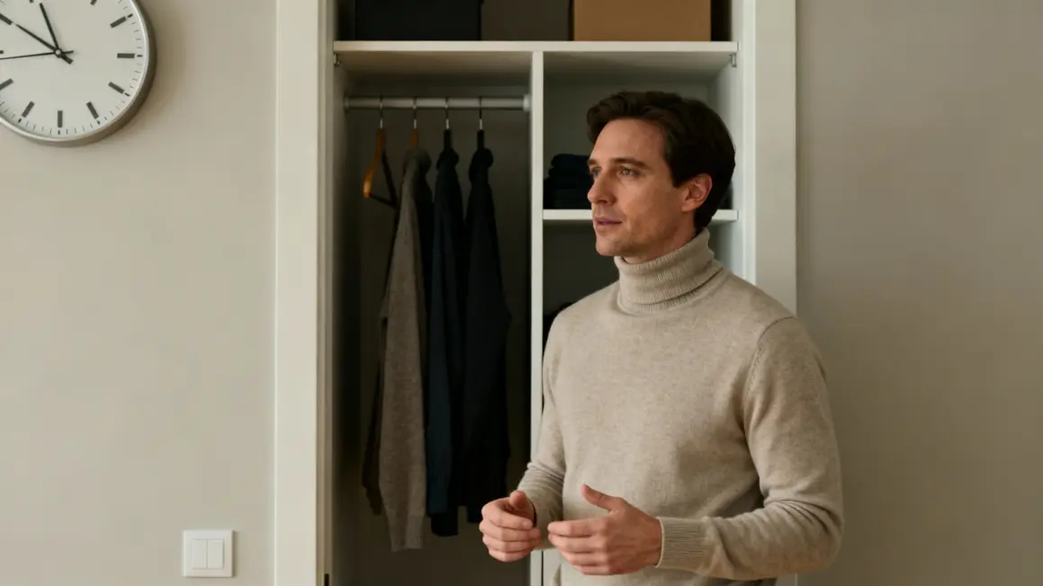 col montant organisation rapide garde robe simple
