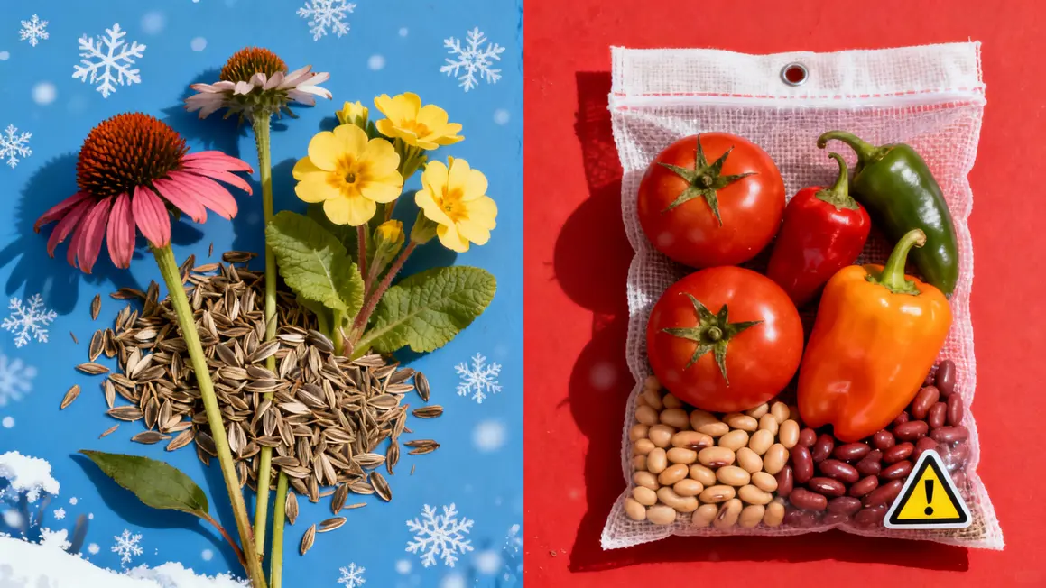 Graines vivaces résistent, tomates perdues au froid