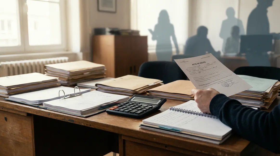 Héritage succession banque main acte de décès