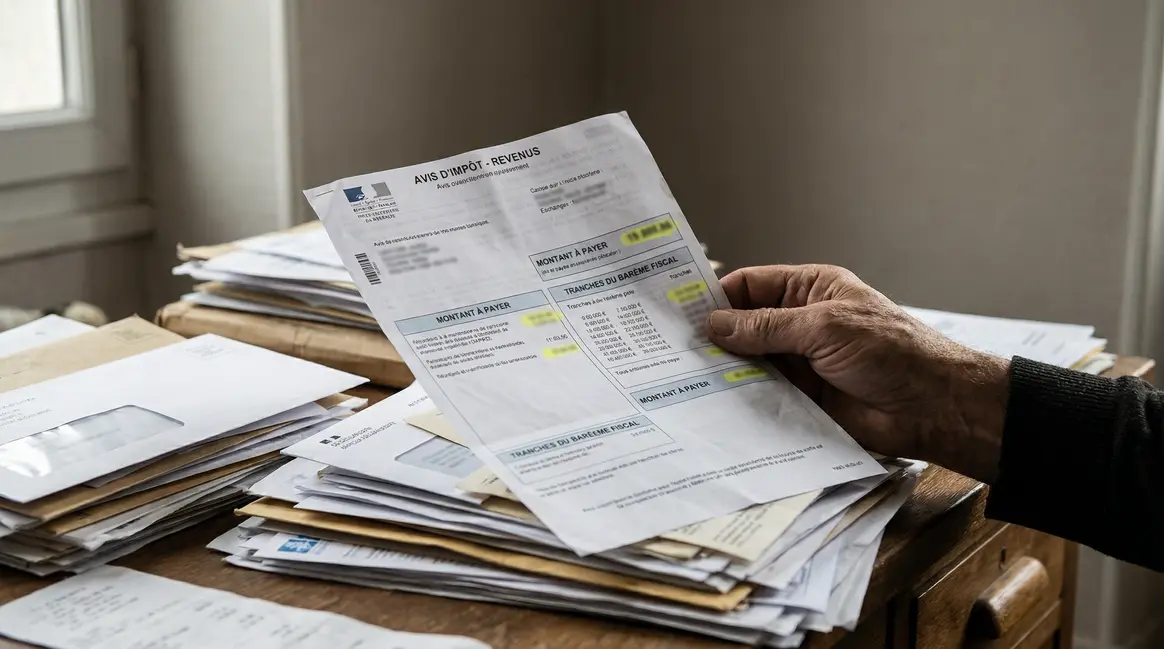 main tenant un avis d impot devant barème fiscal