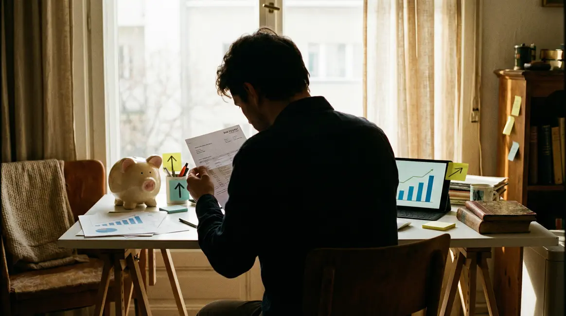 personne consulte son lep inflation sur un relevé