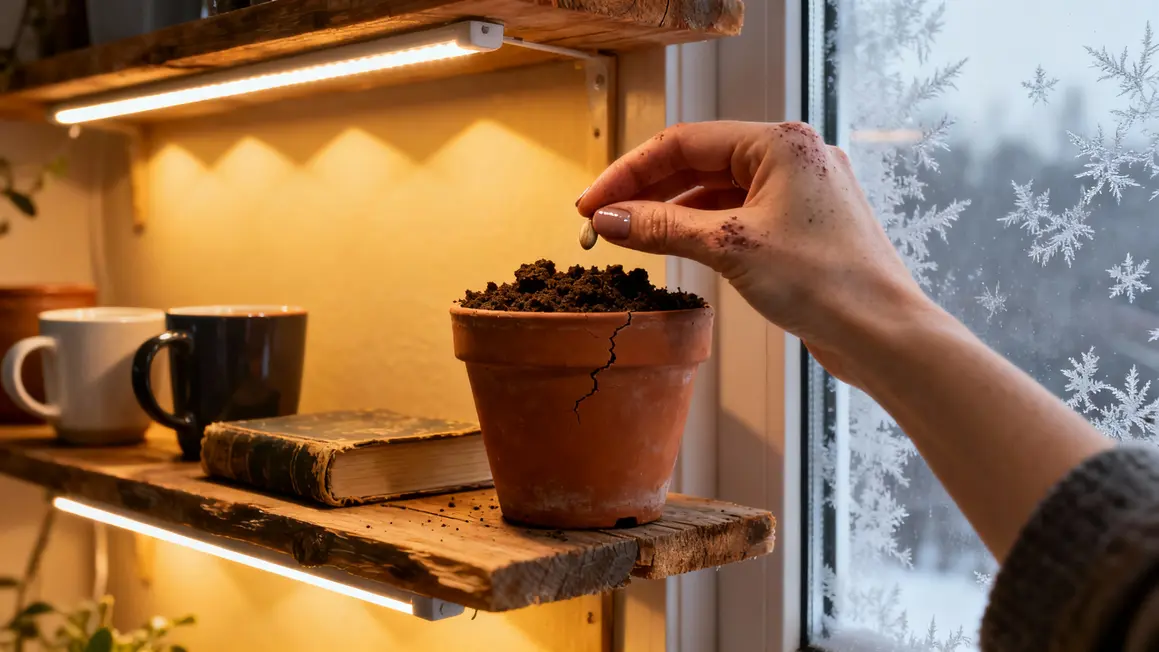 semis precoces sous lumiere artificielle
