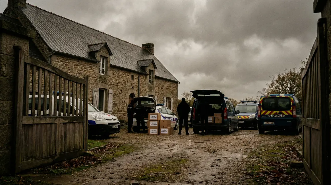 maison campagne police saisie armes anciennes