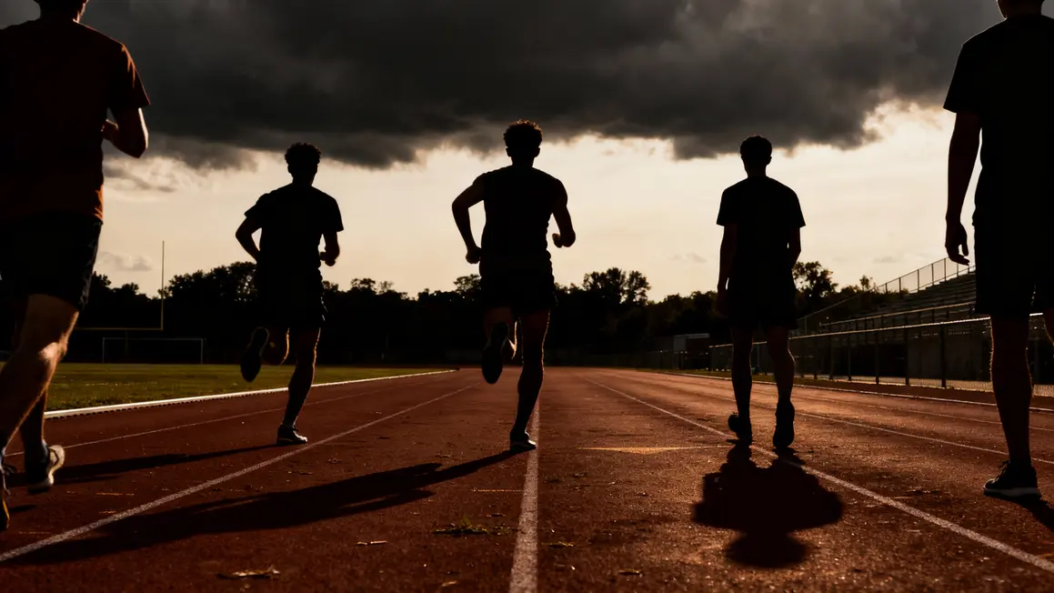 coureurs souffrance mythe marche course piste