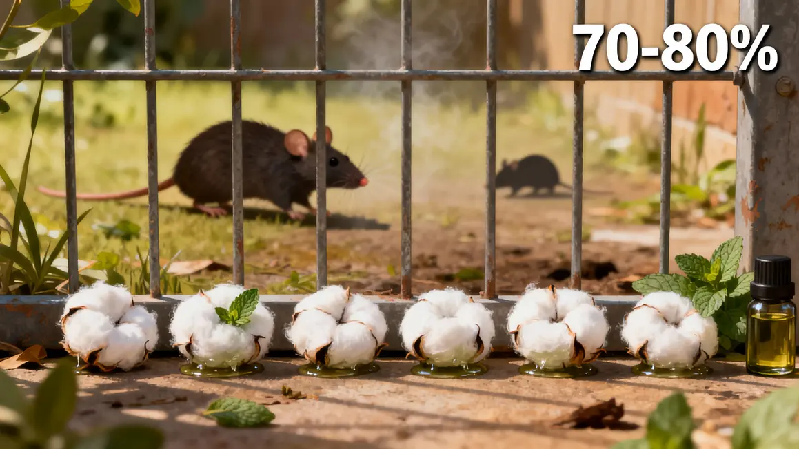 repulsif menthe poivree contre rats