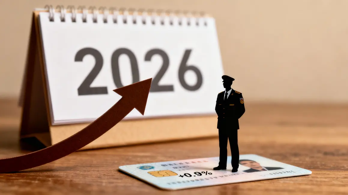 Graphique hausse pension minimum garanti fonctionnaires 2026
