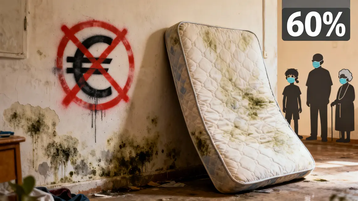 Mur moisissure santé humidité économique