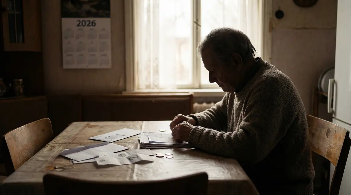 Salle à manger modeste pension retraite 2026