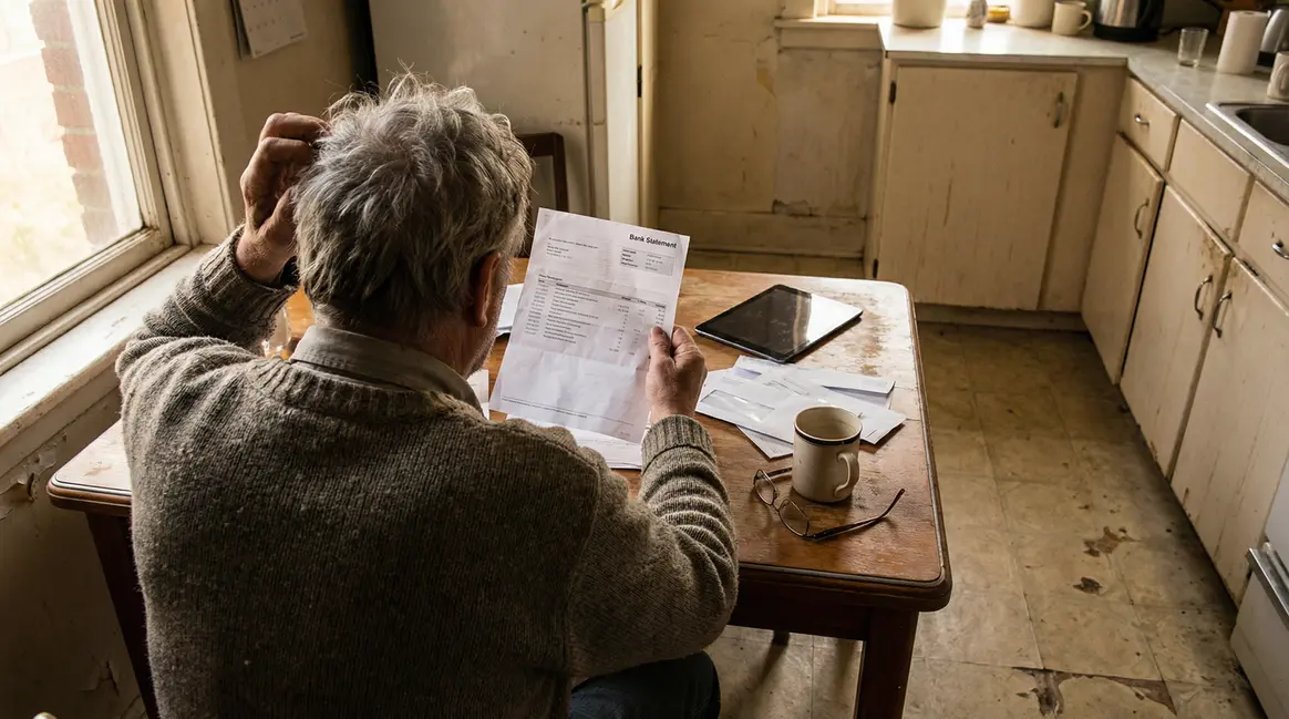 senior consulte relevé bancaire pension cuisine