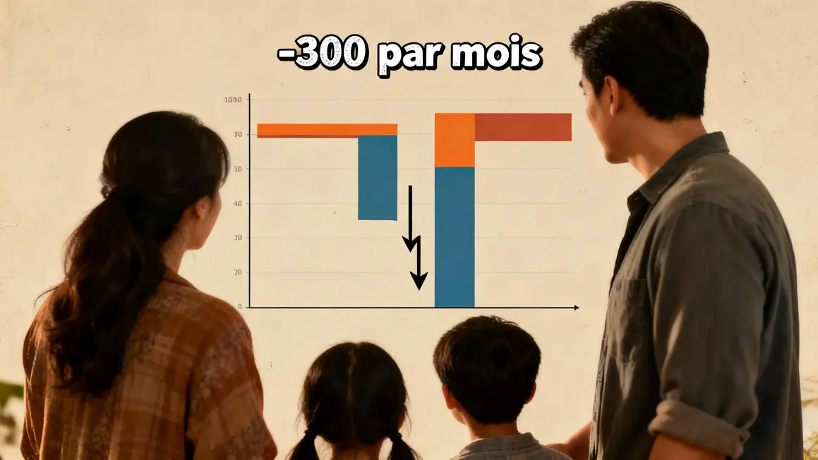 chute indemnités journalières arrêt maladie pour famille