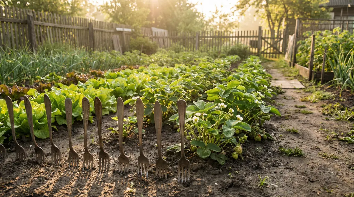 potager familial fourchettes protection animaux