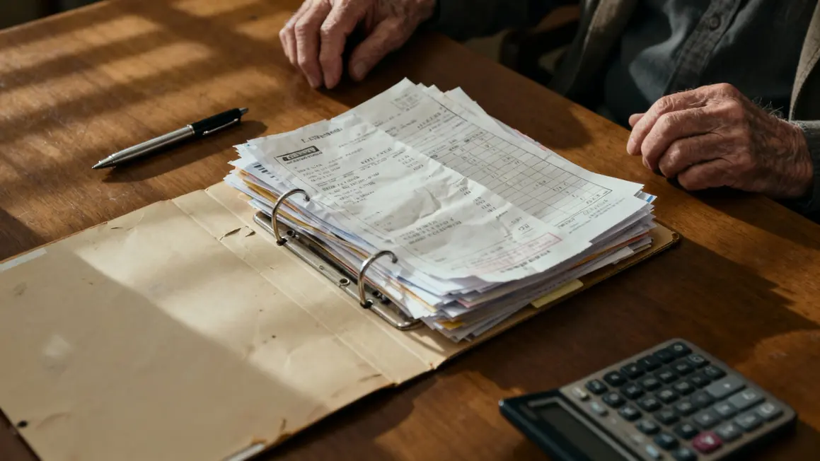Classeur quittances charges locatives senior