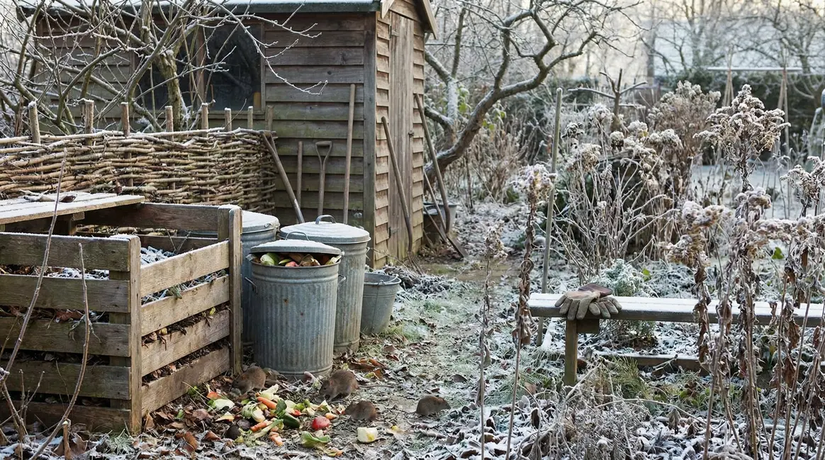 Rats et souris en hiver dans le jardin, prévention naturelle