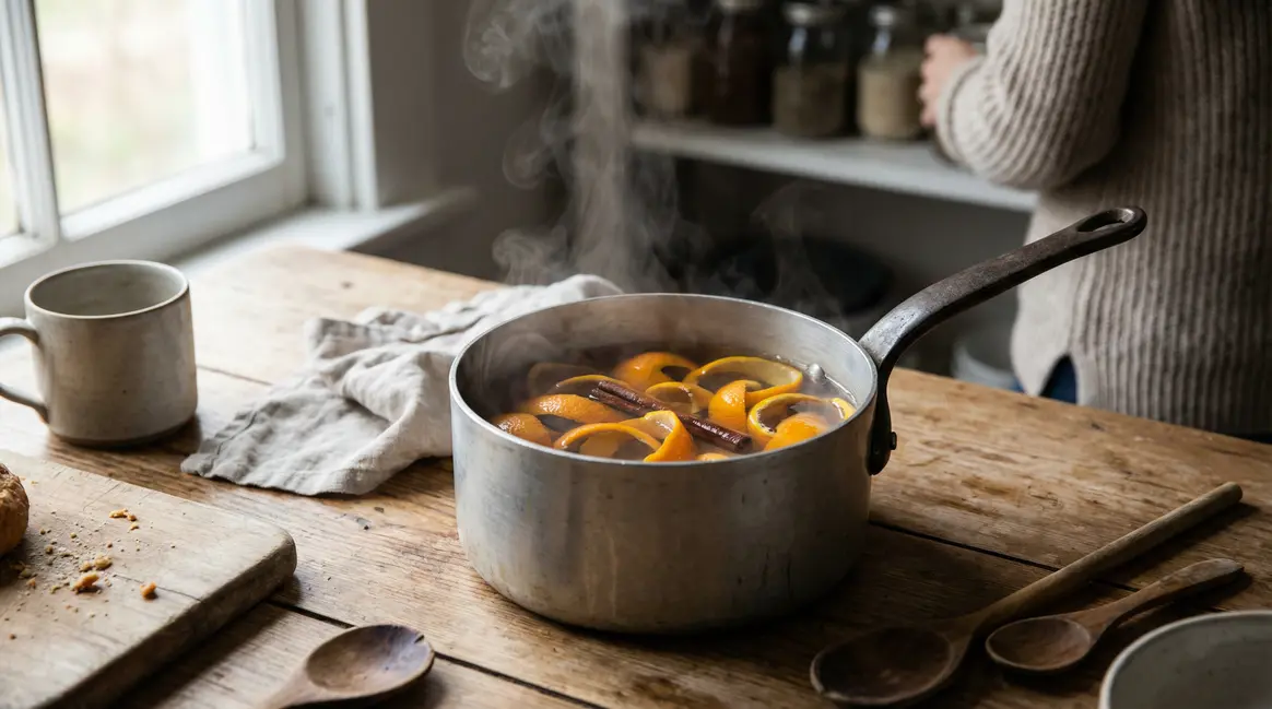 recette maison écorces d'orange cannelle parfum cuisine