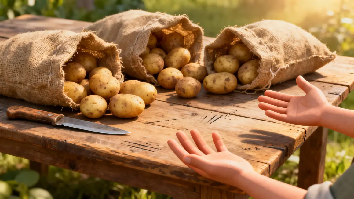 Récolte pomme de terre sac méthode testée