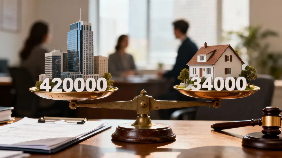 repartition valeur immobiliere succession balance