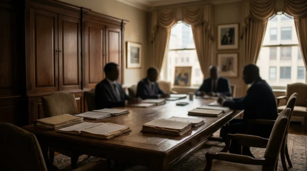 Salle de conseil ultra riches invisibilité fiscale France