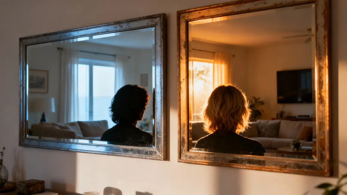 Comparaison rendu cheveux lumière naturelle et artificielle