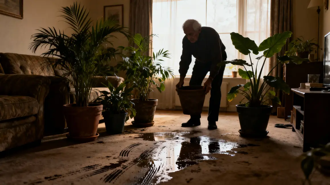 Agee souleve pot lourd plantes
