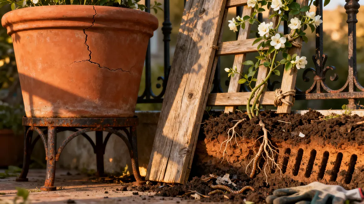 solution treillis balcon urbain installation plante grimpante