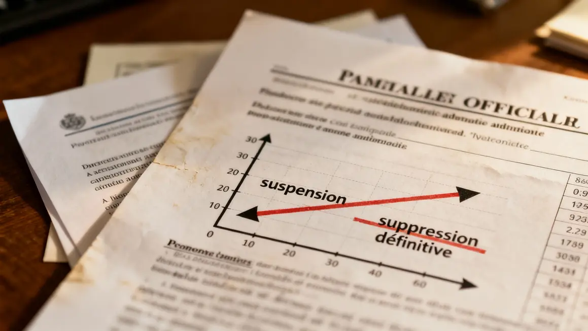 Suspension ou suppression pension de réversion officialisation