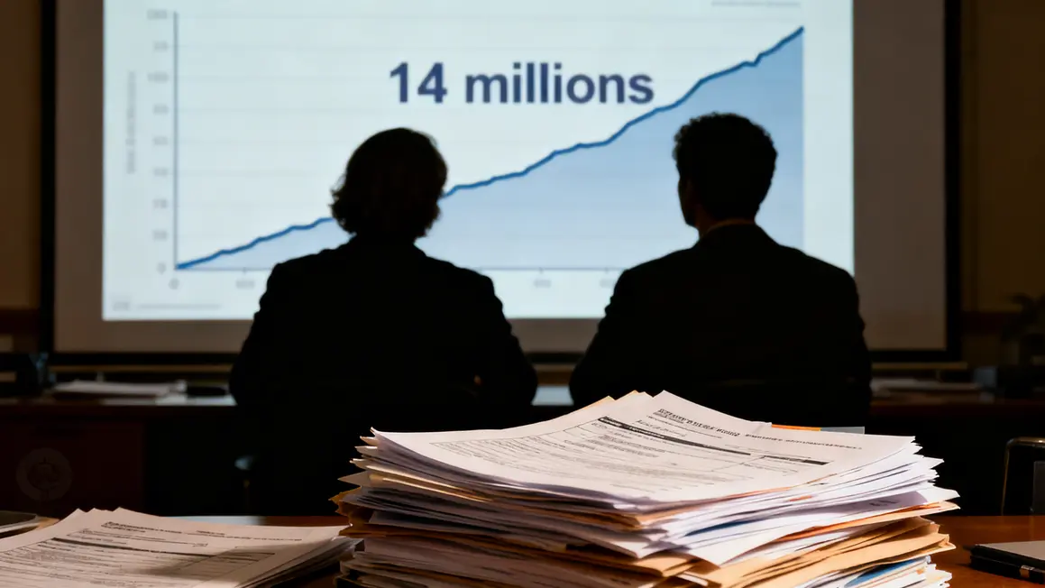Graphique gel pensions Agirc Arrco 14 millions