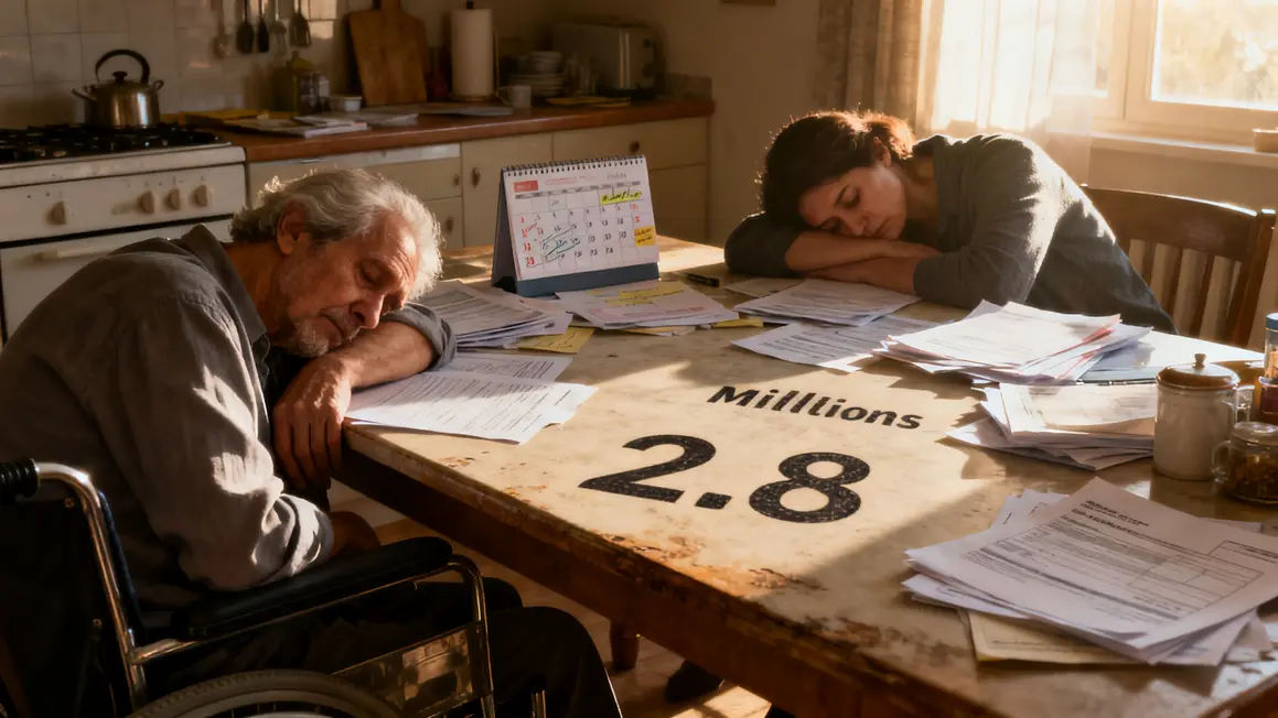 Aidants fatigués chiffres 2.8 millions table