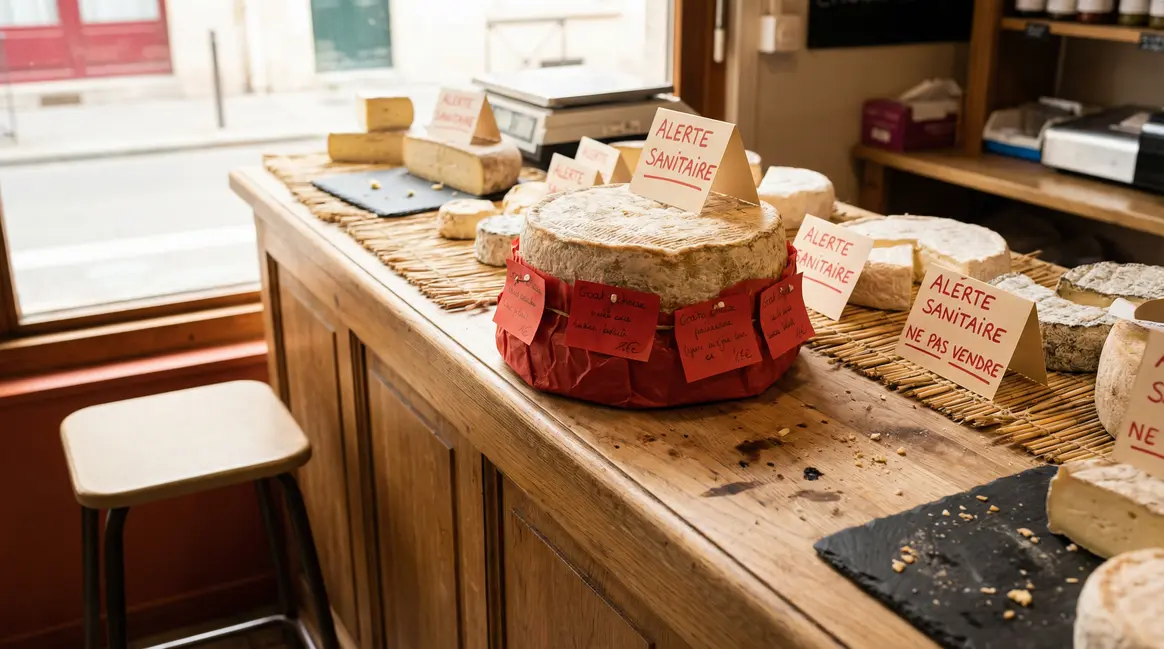 Comptoir fromage, tommette chèvre, alerte sanitaire, urgence