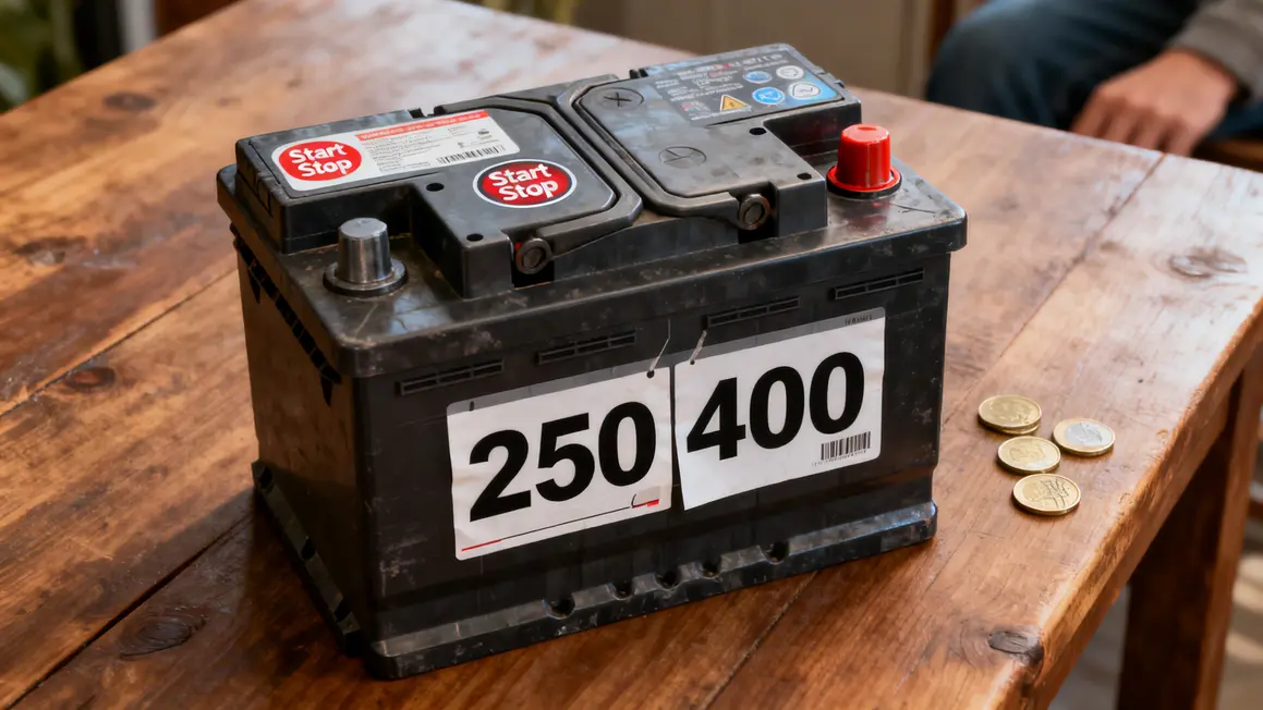 Batterie start stop voiture prix euros