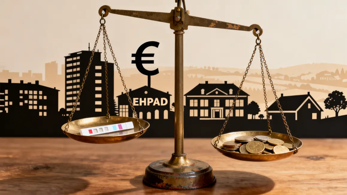 Balance test monnaie disparité budget EHPAD biologie médicale