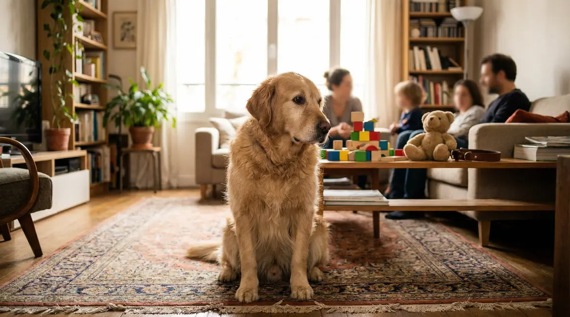 chien penseur routine canine bien etre familiale