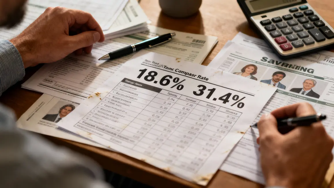 Tableau chiffres nouveaux taux PER