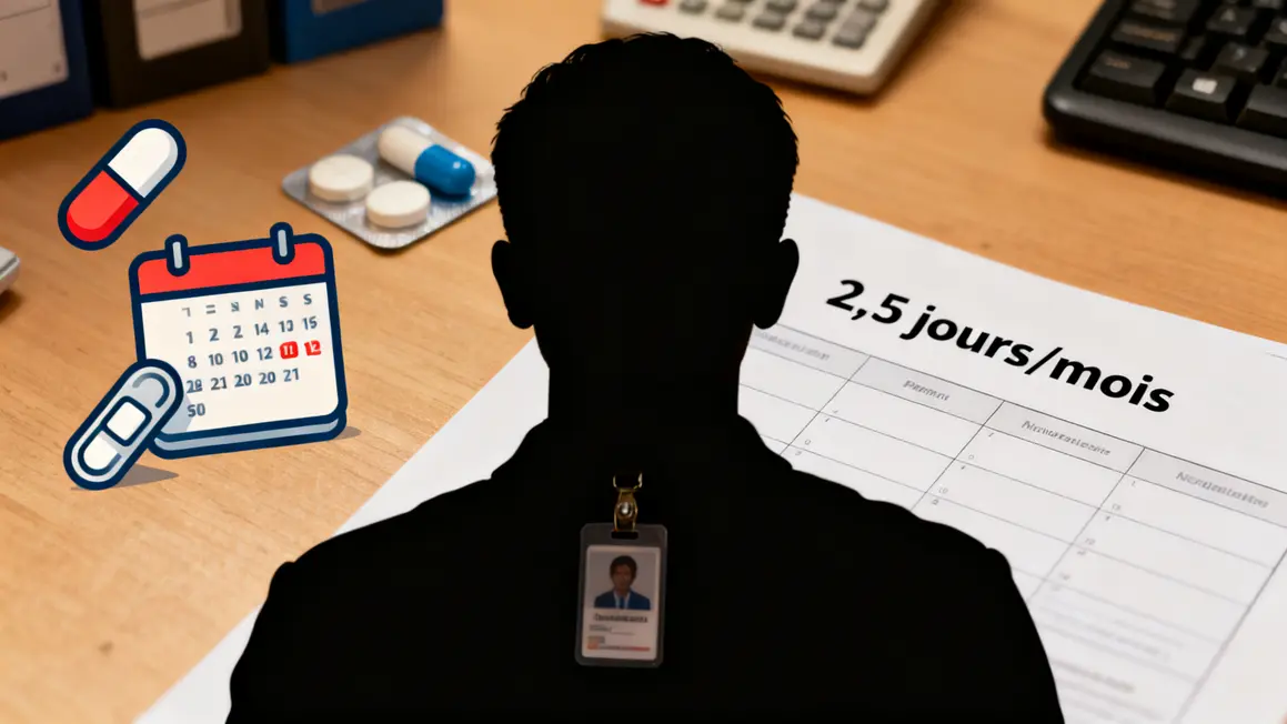 regles conges payes arret maladie 2,5 jours