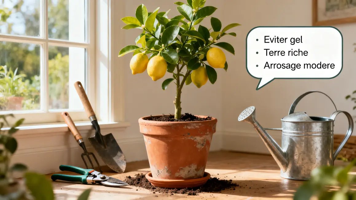 Citronnier Carrubaro en pot avec conseils entretien