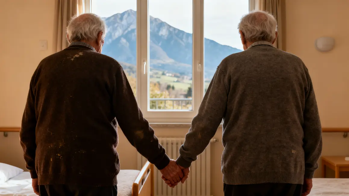 couple age ehpad inseparables montagne