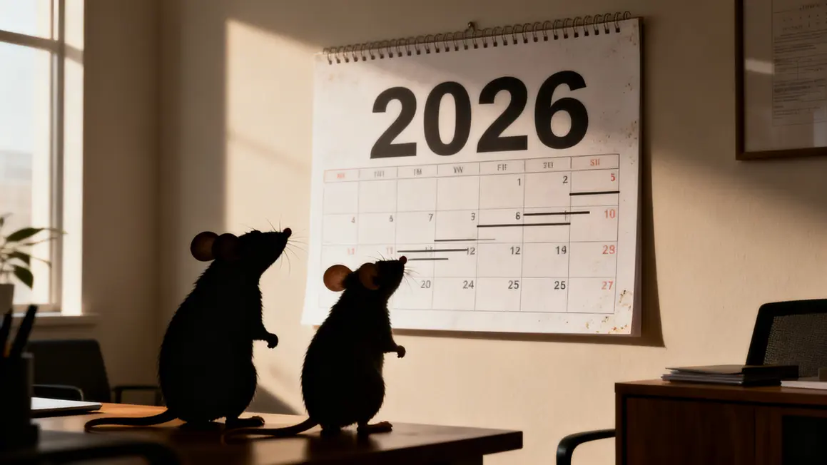calendrier 2026 ajustement retraite bureau seniors
