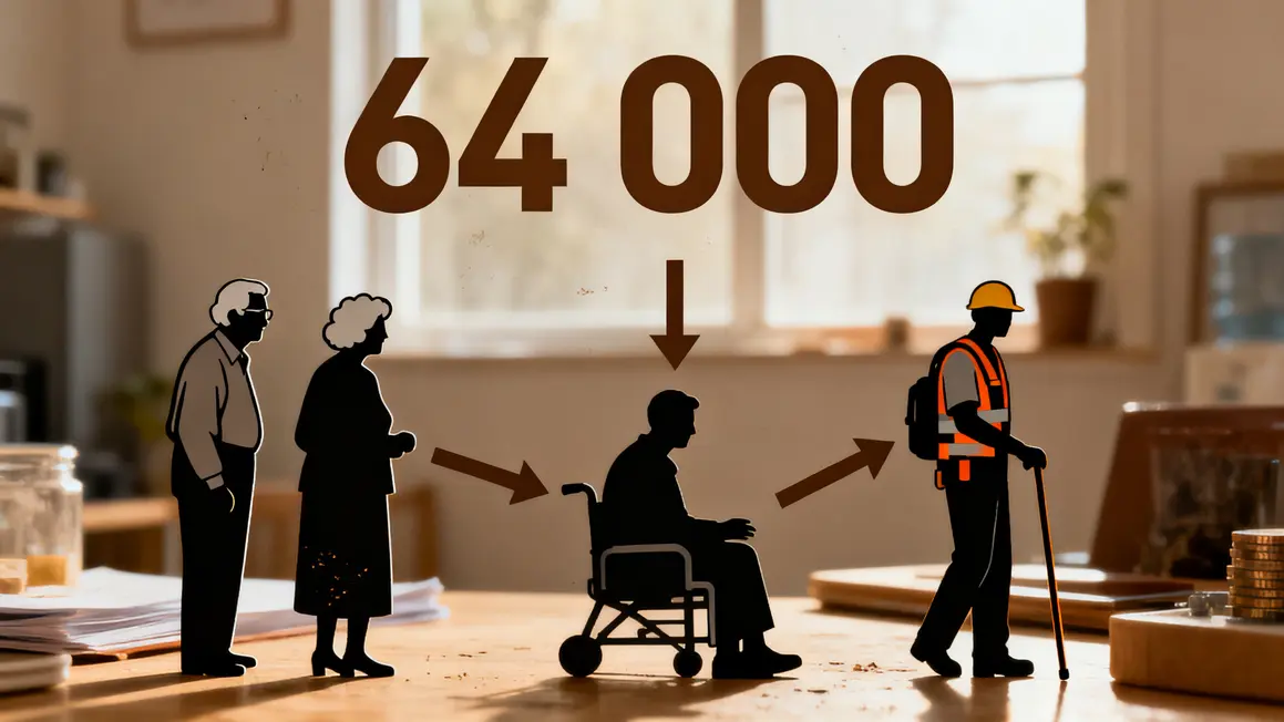 infographie profils depart retraite 64 000 personnes 2026
