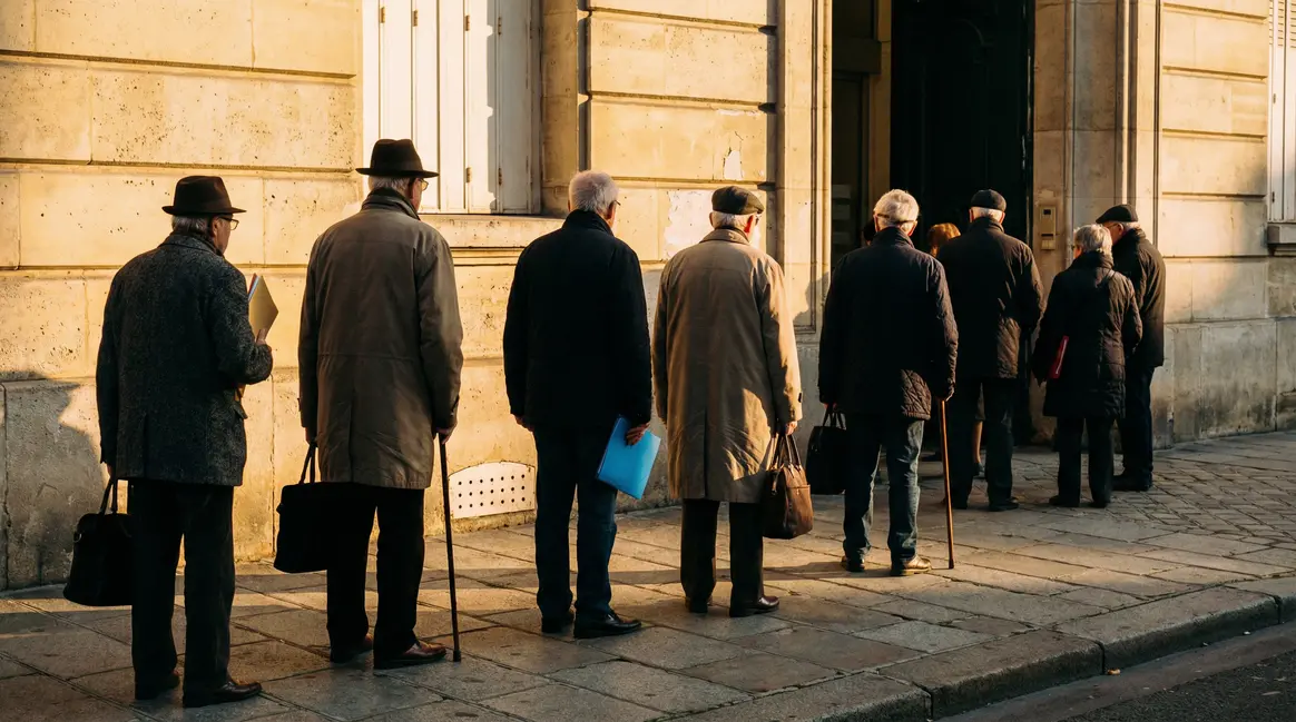 seniors 2026 file attente retraite batiment public