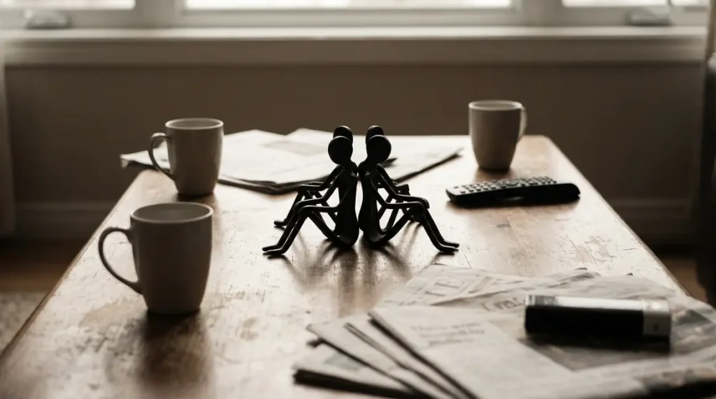 illustration distance emotionnelle et relations toxiques
