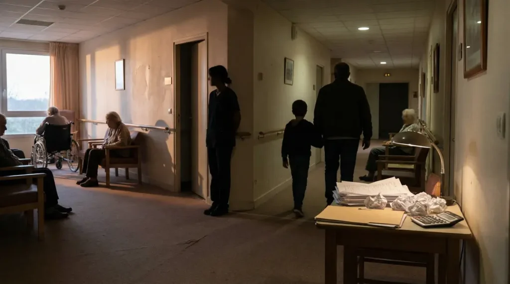 EHPAD tutelle silhouettes familles facture