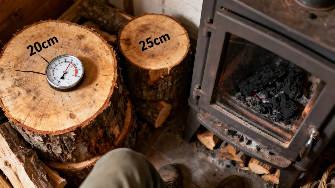 Bûches trop grosses, humidité élevée, suie poêle