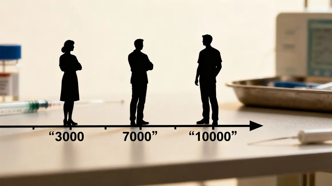 Infographie seuil 3000 7000 10000 pas santé