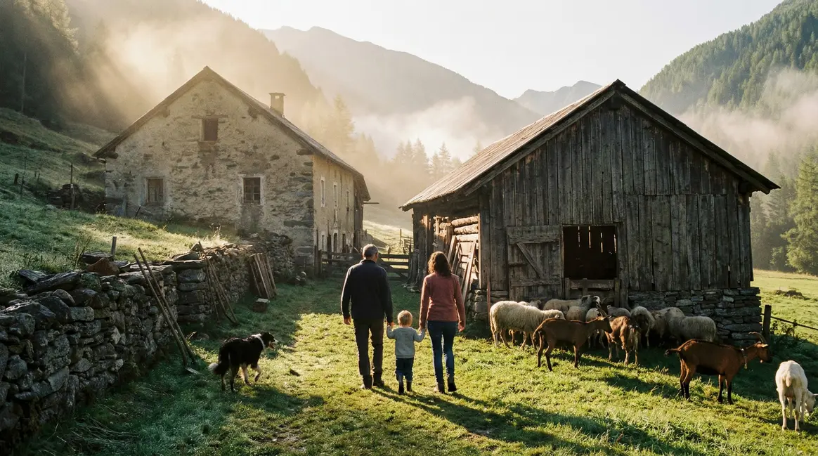 ferme de montagne breil-sur-roya transmission fromagerie chèvres vallée photo