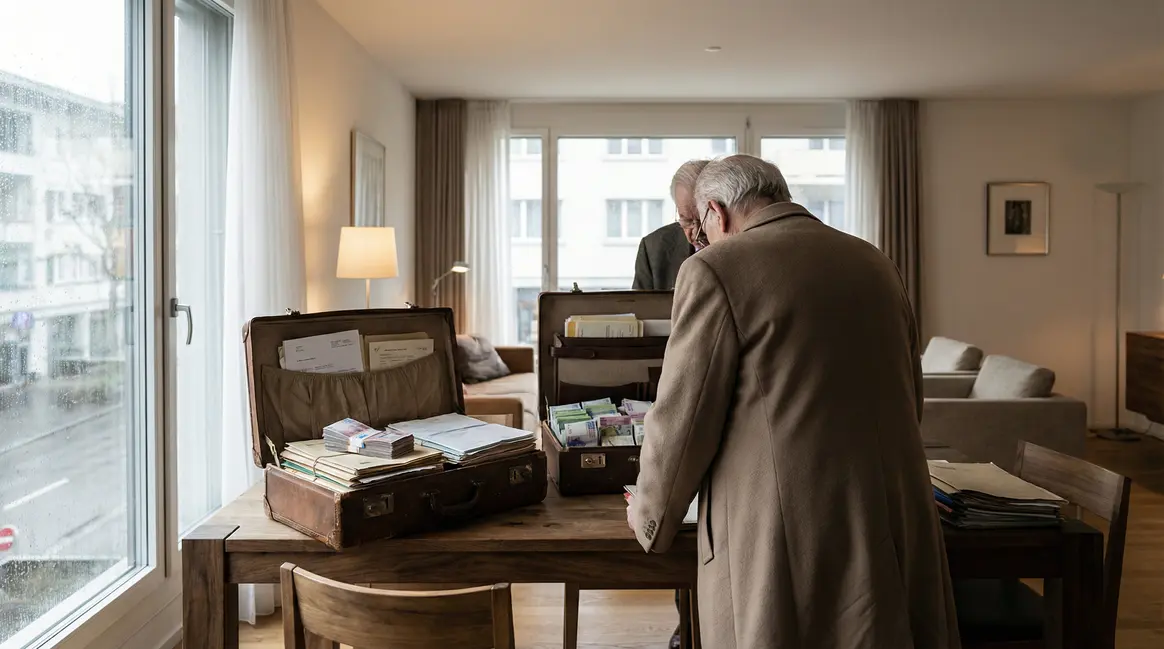 couple retraité suisse valises billets cachés fraude sociale