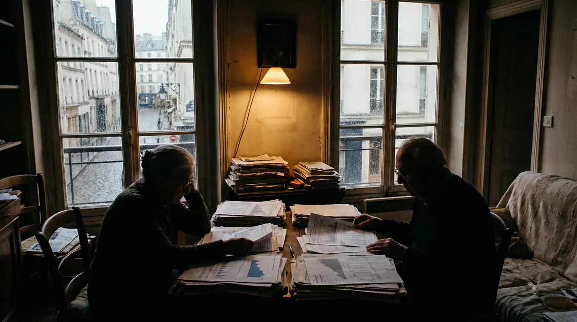 silhouettes retraités privé inquiets gel pensions