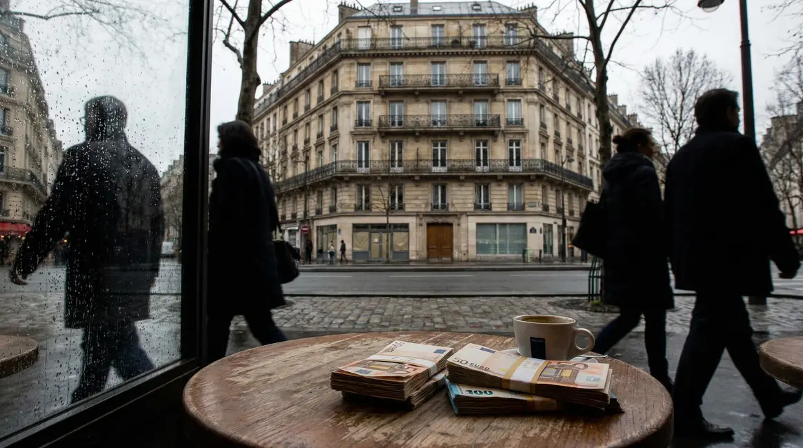 Vue immeuble haussmannien Paris et billets, justice fiscale